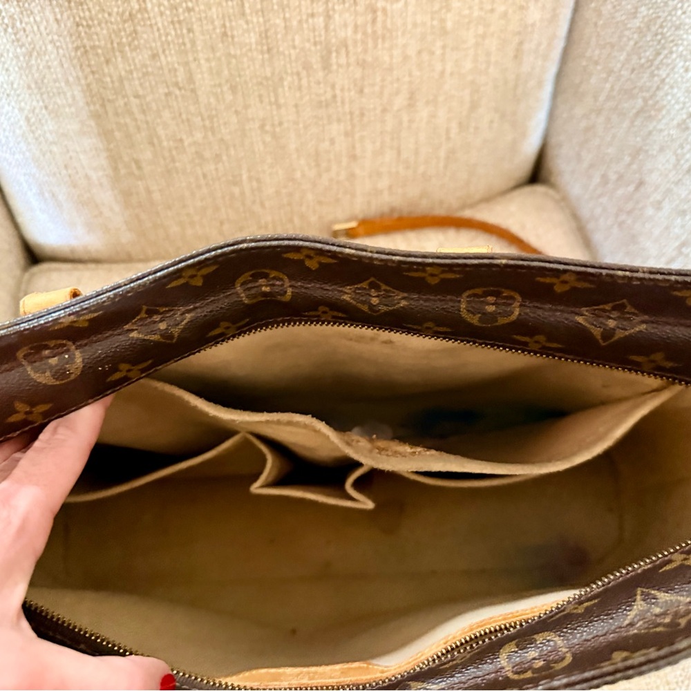 Louis Vuitton Brown Monogram Open Tote - Picture 3 of 6